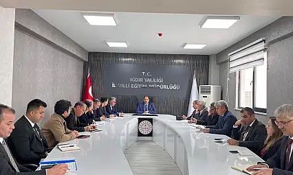 Iğdır İl Millî Eğitim Müdürlüğünde Haftalık Değerlendirme Toplantısı Gerçekleştirildi