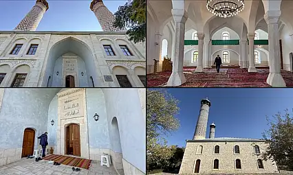 Karabağ'da 33 yıl sonra ezan sesi: Cuma mescidi yeniden ibadete açıldı