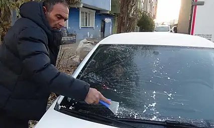 Kars'ta dondurucu soğuklar hayatı dondurdu, sıcaklık eksi 13 dereceye düştü!