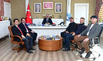 Kestel Belediye Başkanı Ferhat Erol'a Oltulu Hemşehrilerden Ziyaret