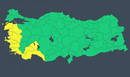 Meteorolojiden sarı kod: 9 il risk altında