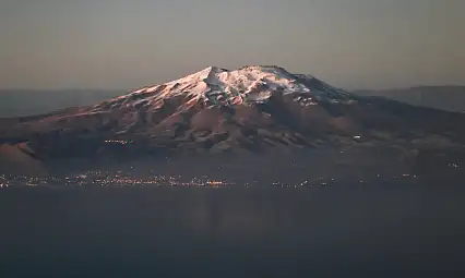 Nemrut Kalderası, Süphan ve Ağrı Dağı havadan görüntülendi