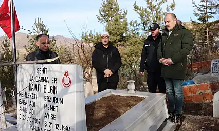 Şehit Davut Bilgin, Şehadetinin Yıl Dönümünde Kabri Başında Anıldı