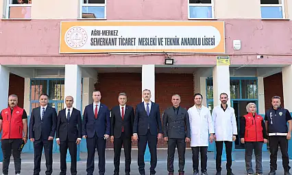 Vali Bozkurt Ağrı'daki okullarda güvenlik ve eğitim ortamını inceledi