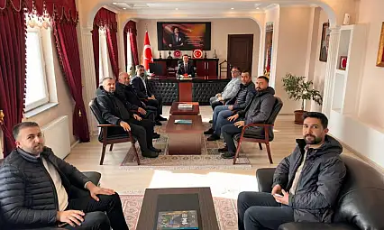 Van Çaldıran Esnaf ve Sanatkârlar Odası'ndan Kaymakam Bakan'a Ziyaret