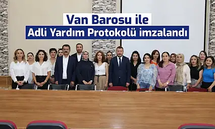 Van Edremit Belediyesi'nden kadınlara hukuki destek için protokol imzalandı