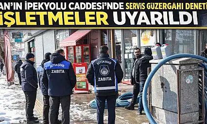 Van'ın İpekyolu Caddesi'nde Servis Güzergâhı Denetimi: İşletmeler Uyarıldı