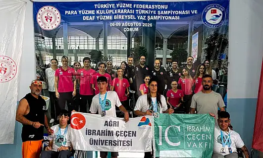AİÇÜ sporcularından Çorum'da büyük başarı: 11 dereceyle Ağrı'ya döndüler