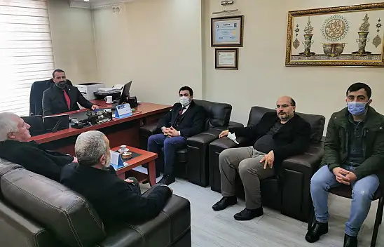 Mehmet Nuri Yıldız, Muhasebeciler haftası nedeniyle Ağrı'da çalışan Muhasebecileri ziyaret etti