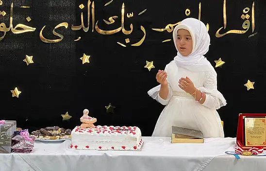 ADEM-3'te Minik öğrenciler Kur'an-ı Kerim'i tamamladı
