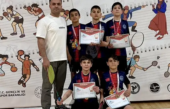 Ağrı Badminton'da bu sefer küçükler şampiyon oldu