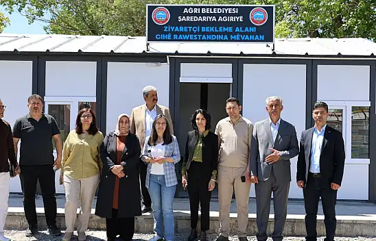 Ağrı Belediyesi'nden cezaevi ziyaretçilerine yeni bekleme alanı