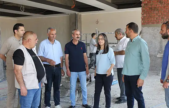 Ağrı Belediyesi'nden devam eden çalışmalar yerinde incelendi