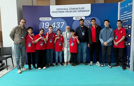 Ağrı BİLSEM öğrencilerinden TÜBİTAK finallerinde gururlandıran başarı
