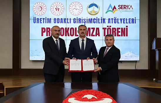 Ağrı'da 135 milyon liralık girişimcilik yatırımı için imzalar atıldı