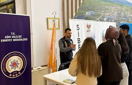 Ağrı'da 8 bin üniversite öğrencisine siber güvenlik eğitimi