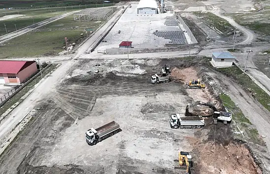 Ağrı'da dev asfalt tesisi için çalışmalar başladı