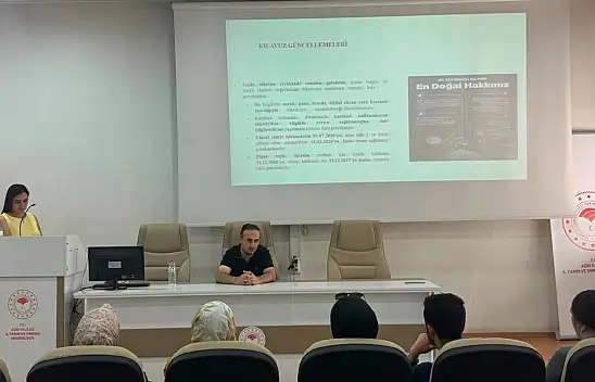 Ağrı'da gıda denetim personeline Türk Gıda Kodeksi eğitimi verildi