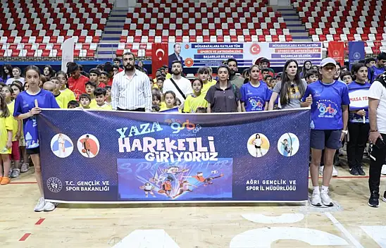 Ağrı'da GSB Yaz Spor Okulları kapılarını açtı