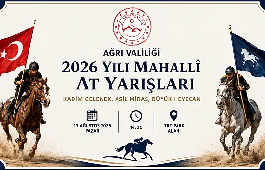 Ağrı'da kadim gelenek mahallî at yarışları için geri sayım başladı