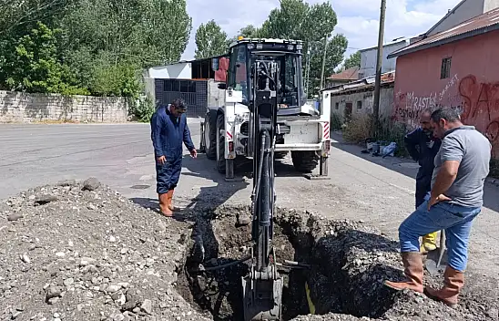 Ağrı'da su arızası giderildi