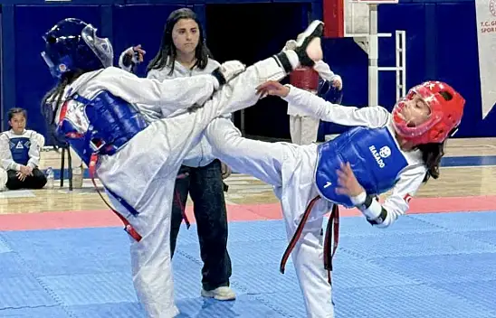 Ağrı'da Taekwondo minikler il seçmeleri tamamlandı