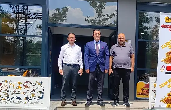 Ağrı'da yatırım yapan yalnız bırakılmıyor! Defterdar Şimşek'ten ziyaret