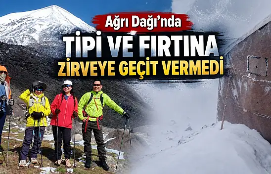 Ağrı Dağı'nda fırtına bastırdı, Vietnamlı dağcıların zirve tırmanış yarıda kaldı