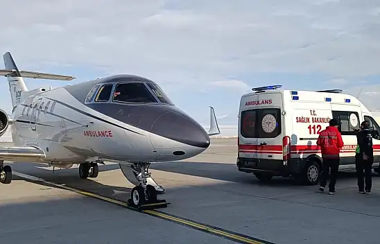 Ağrı'dan ambulans uçak 30 günlük bebek için havalandı