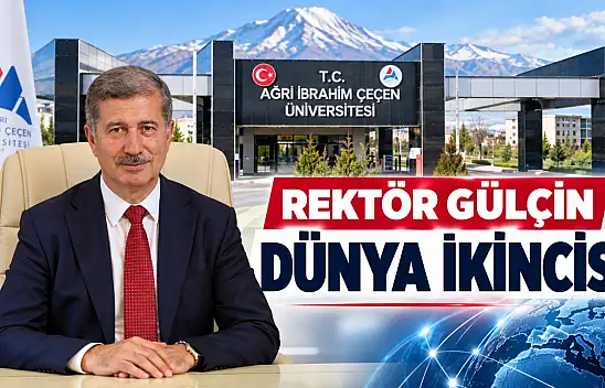 Ağrı'dan dünya çapında başarı: AİÇÜ Rektörü Gülçin dünya ikincisi oldu
