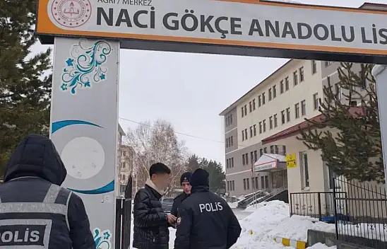 Ağrı emniyetinden okul çevrelerine sıkı takip