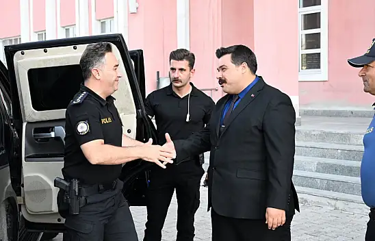 Ağrı İl Emniyet Müdürü Göksel Önder'den Patnos Cumhuriyet Başsavcısı Bilge'ye ziyaret