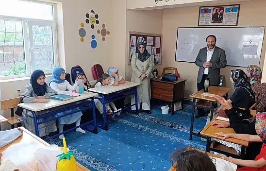 Ağrı İl Müftüsü İlhan'dan yaz Kur'an kurslarına ziyaret