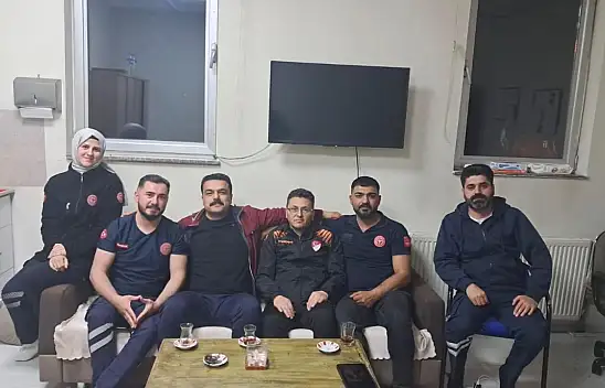Ağrı İl Sağlık Müdürü Mehmet Acu'dan 112 ekiplerine ziyaret