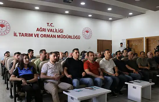 Ağrı İl Tarım Müdürlüğü personeline narkotik, dolandırıcılık ve acil durum eğitimleri verildi