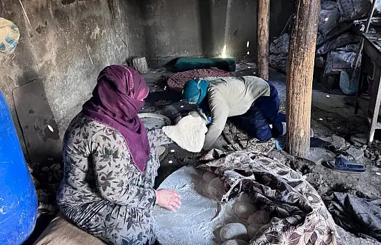 Ağrı'nın köylerinde asırlık tandır ekmeği geleneği yaşatılıyor