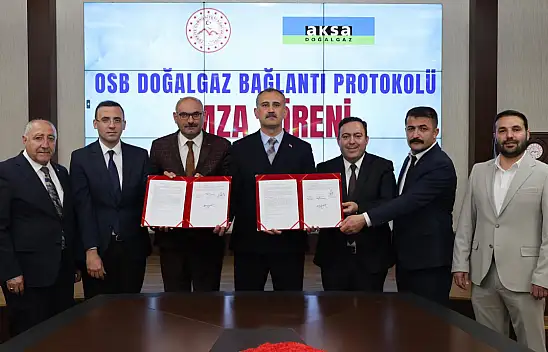 Ağrı OSB'ye doğalgaz müjdesi: Bağlantı protokolü imzalandı
