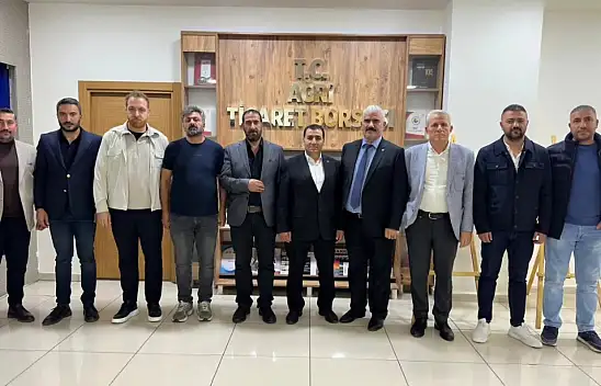 Ağrı Ticaret Borsası'nda yeni dönem başladı! Başkan Fadıl Ataş oldu