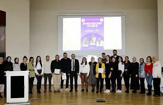 AİÇÜ'de sağlıklı yaşam için spor ve beslenme stratejileri ele alındı