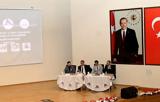 AİÇÜ'de 'Suç ve Ceza' paneli düzenlendi