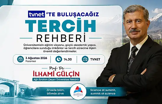 AİÇÜ Rektörü Prof. Dr. Gülçin TVNET'te aday öğrencilerle buluşacak