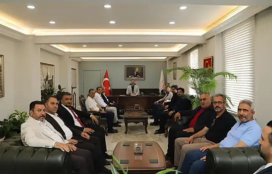 AK Parti Ağrı teşkilatından Kaymakam Ayvat'a hayırlı olsun ziyareti