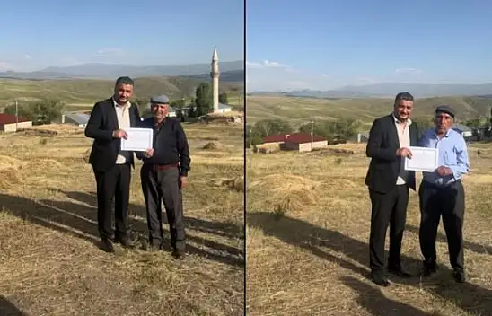 AK Parti Diyadin İlçe Başkanı Naci Kaya köy ziyaretlerinde vatandaşlarla buluştu