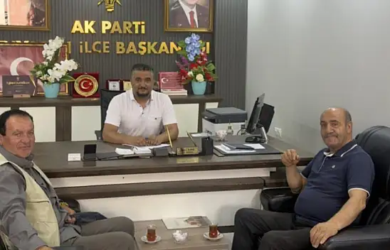 AK Parti Diyadin İlçe Başkanı Naci Kaya vatandaşlarla bir araya geldi