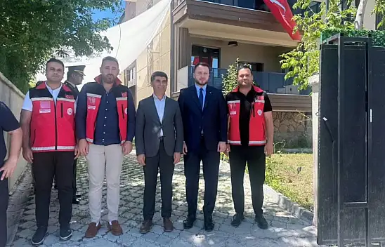 ASH Müdürü Ertaç Baki'den 15 Temmuz Gazisinin ailesine vefa ziyareti