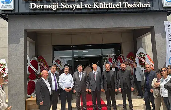 Çanakkale'de Ağrılıların birlik eseri hizmete açıldı