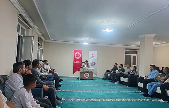 Diyadin'de 'Anla&Yaşa' sohbetlerinde bu defa insani değerler konuşuldu