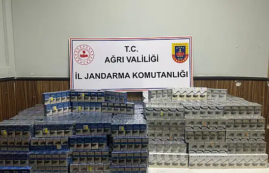 Diyadin'de kaçak sigara operasyonunda 8 bin 290 paket ele geçirildi