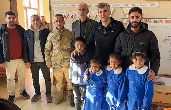 Diyadin'de köy yolu ve okul için saha incelemesi yapıldı