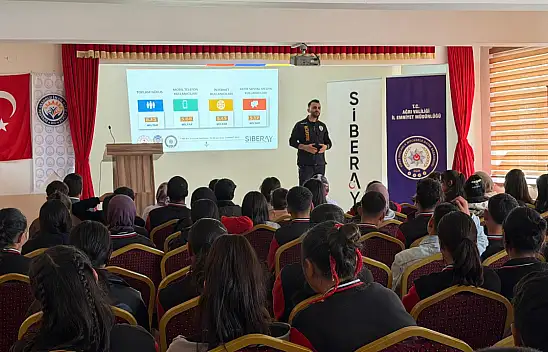 Diyadin'de öğrencilere siber güvenlik eğitimi verildi